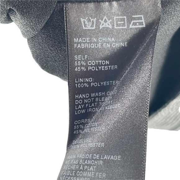 Moon River Dress Flutter Sleeve Black Striped Mini Casual Womens Size S Bohemian - Picture 7 of 7